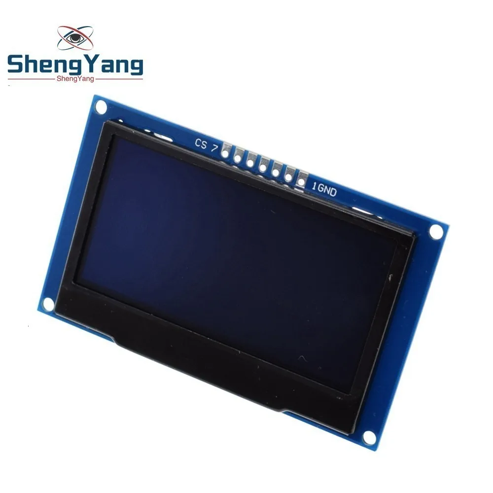 ShengYang белый 2,4" 2,42 дюймов ЖК-экран 128x64 OLED дисплей модуль IIC IEC SPI серийный для C51 STM32 SPD0301
