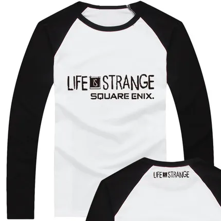 Новая летняя брендовая одежда Life Is Strange, Мужская футболка с круглым вырезом и принтом, хлопковая модная футболка с длинным рукавом - Цвет: 2