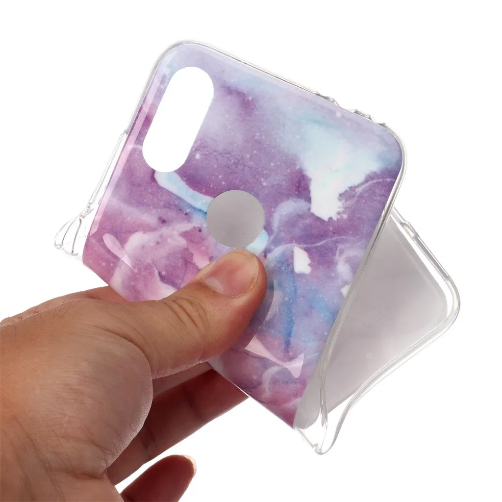 Mosunx Case For Redmi Note 7 6.3in Silicone Back Cover Transparent Soft TPU Ultra-Slim Ultra-thin, lightweight and flexible