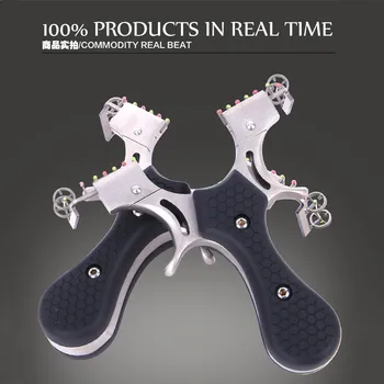 

New professional hunting slingshot stainless steel resin patch black dragon outdoor shooting with flat rubber band outdoor tool