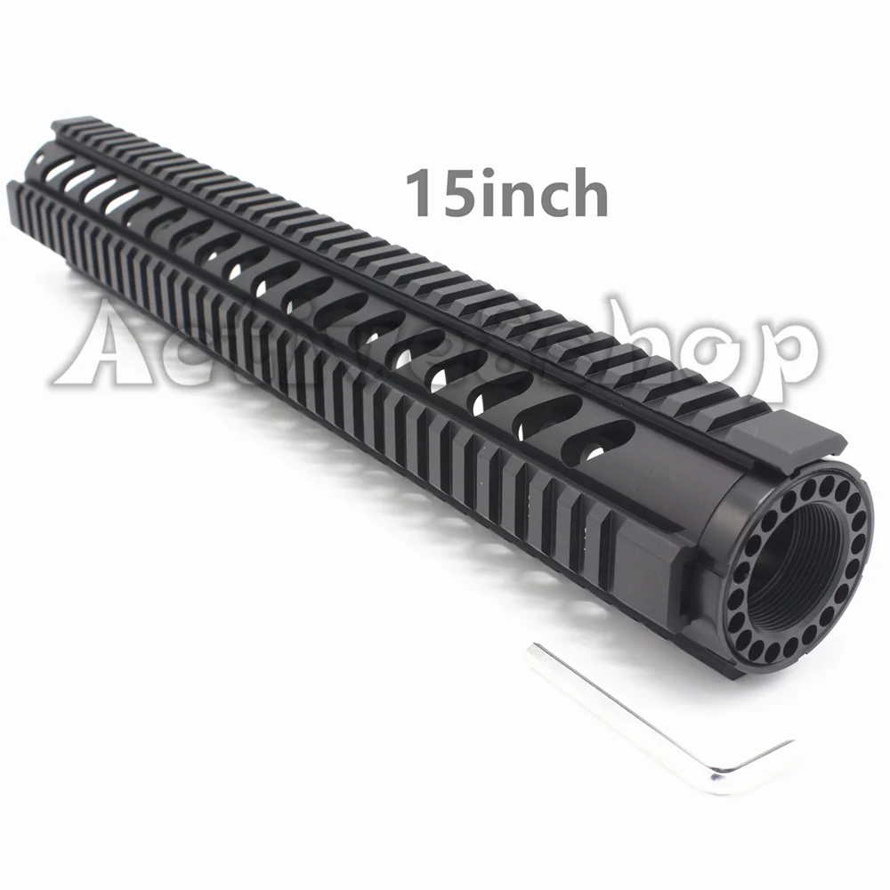 Тактический " 7" 1" 12" 12," 15" свободный поплавок Quad Rail Handguad M4 AR15 M16 рейка Пикатинни Тип поручень черный