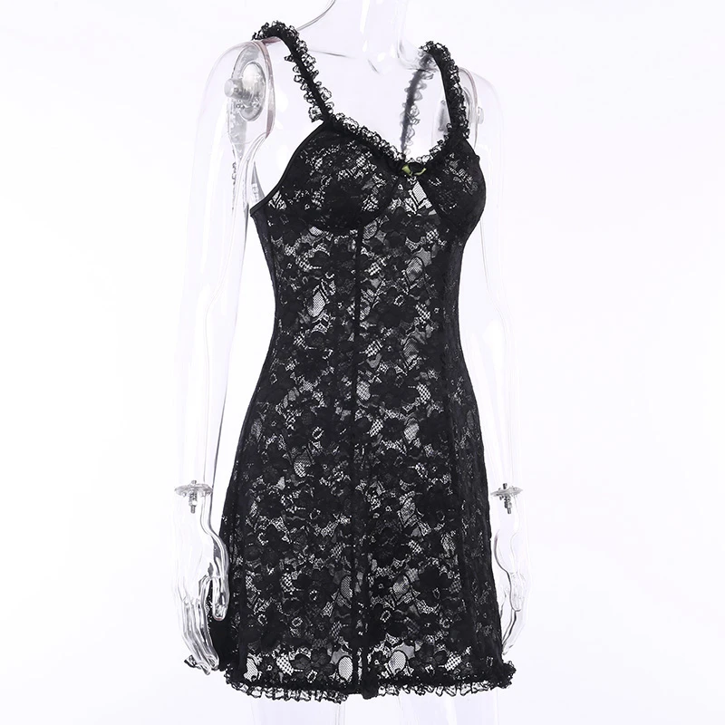 white lace up bodycon dress