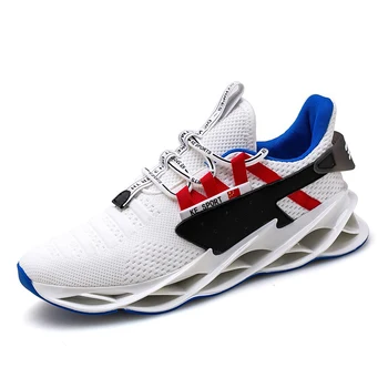 

Large Size Men Shoes Casual Shoes Men Fashions Mesh Shoes Men Sneakers Zapatillas Hombre Blue 2020 New Sport Blade Shoes