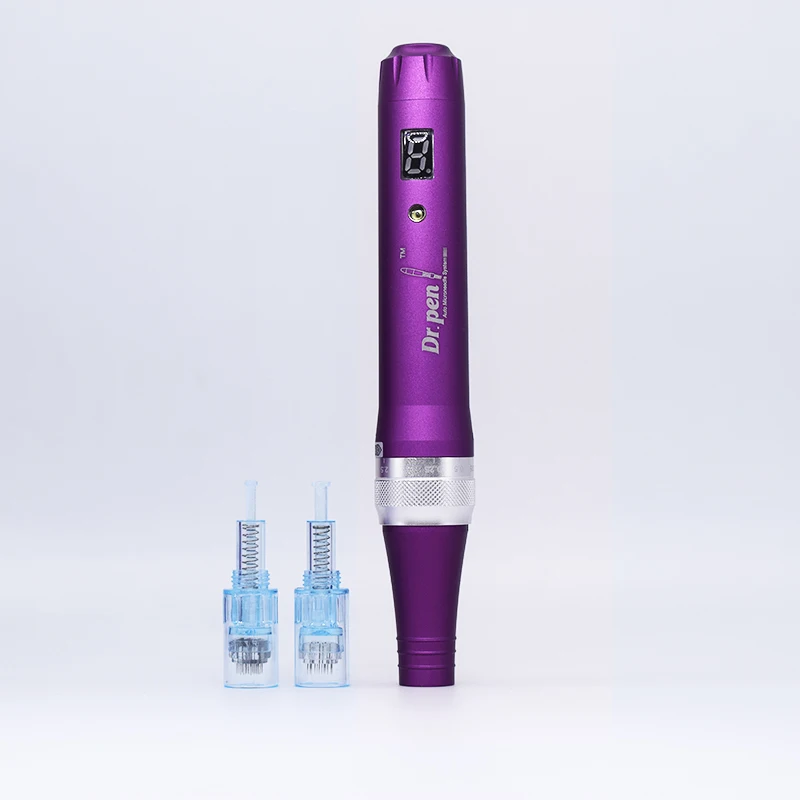 Проводной Dr. Pen X5-C дисплей скорости экран иглы картридж винт татуировки советы Авто Дерма ден для электрической микро Дерма терапии