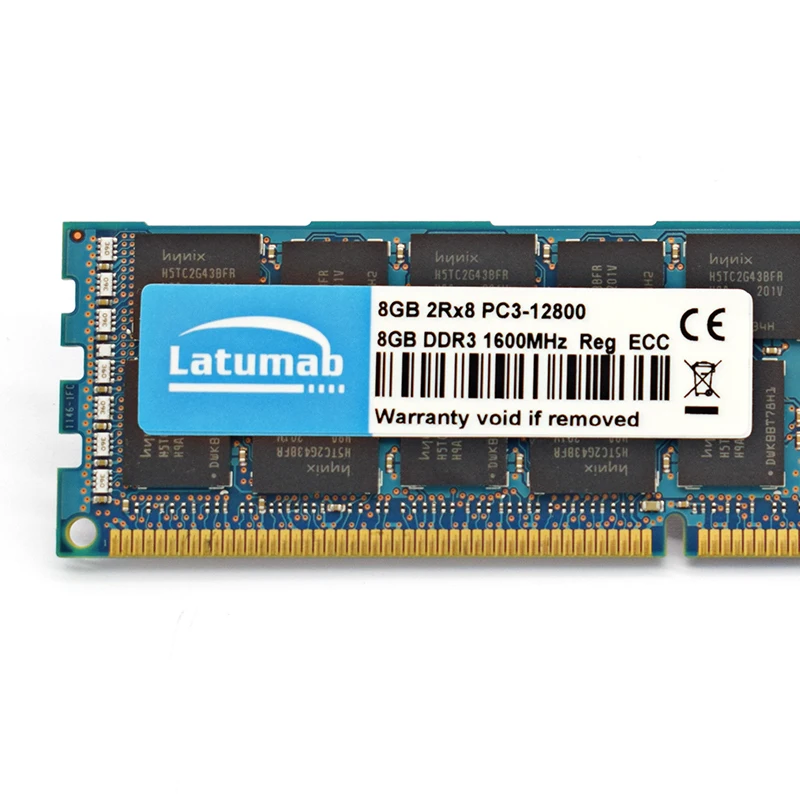 Latumab RAM DDR3 8GB 16GB 32GB 1600MHz REG ECC Серверная память PC3 12800 240 Pins Memoria модуль