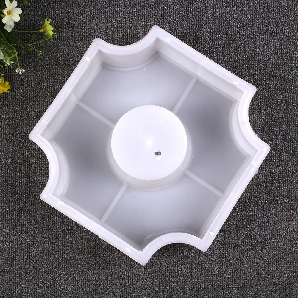 Brick Mold Paths Plastic Pattern Stone Maker Matrix Garden Sturdy Colorful Colorful Concrete Square Circle Pavement Stepping