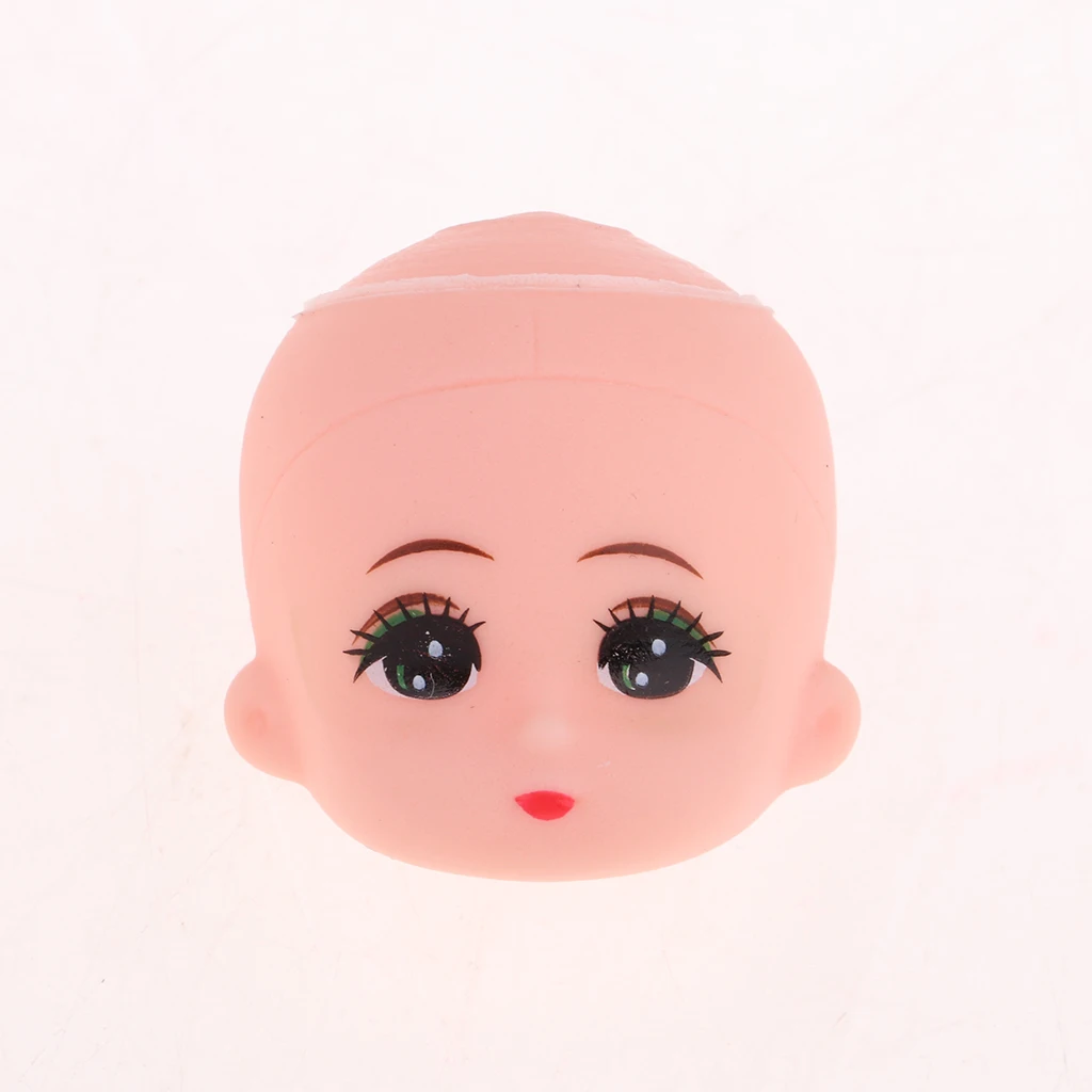 10pcs Mini Baby Heads Mold for 5inch Bathing Doll Custom Making Body Parts Key Chains Doll Custom