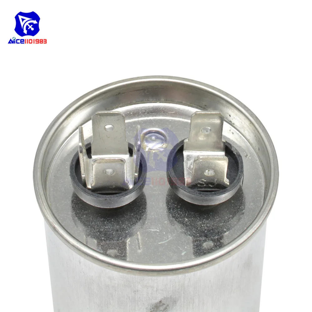Diymore CBB65 может конденсатор с алюминиевой крышкой, 50/60Hz 450V 25μF ± 5% постоянной ёмкости, универсальный конденсатор кондиционера моторный накопитель переменного тока генератор стиральная машина