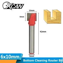 XCAN 1 шт. 6x10 мм ЧПУ Очистка нижней фрезы древесины фрезы t-слот фрезы для деревообработки