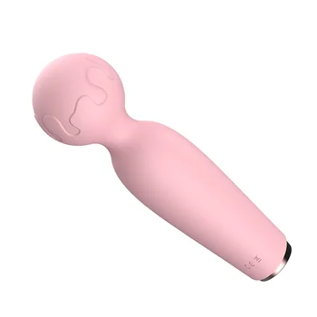 Female AV massage stick rechargeable Clitoral stimulator cute microphone appearance mini vibrator magic wand vibrators for women 6