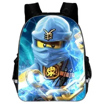 

Boys Games Ninjago Backpack 3D Printing Nylon waterproof School bags For Teenage Kids Hot Mochila Infantil