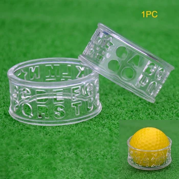 

Template Monogrammer Portable Training Aids Easy Apply Professional Round Transparent Golf Line Marker Ball Letters Drawing Tool