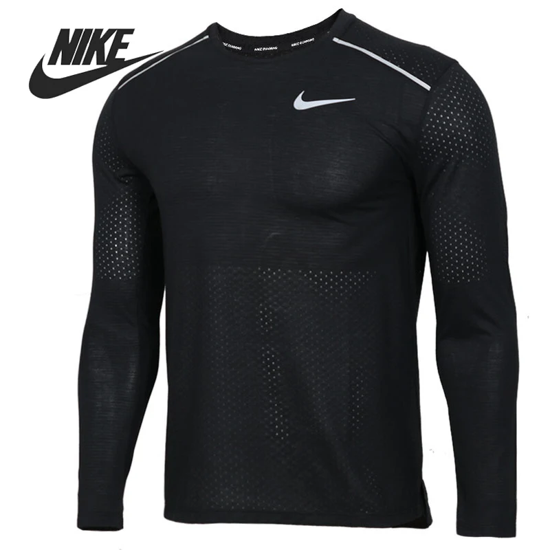 Мужская футболка NIKE AS M NK BRTHE RISE 365 LS оригинальная спортивная одежда с длинным