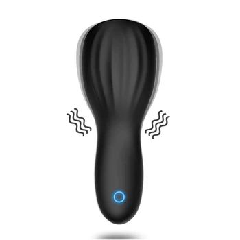 

Male Glan Head Trainer Upgrade 10 Vibration Modes Increase Men's Endurance Massager Rechargeable Oral Cup Extend Passion Time
