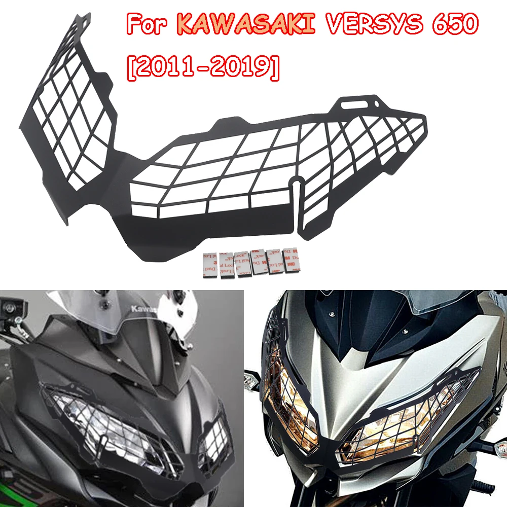 

Motorcycle modification headlight headlamp cover For KAWASAKI VRESYS 650 VERSYS 1000 VRESYS650 Fall Protection Cover 2021 2020