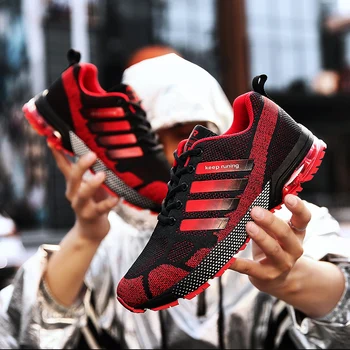 

Air Cushion Men Running Shoes Outdoor Walking Comfortable Sneakers Lace Up Athletic Shoes For Men Men Shoes