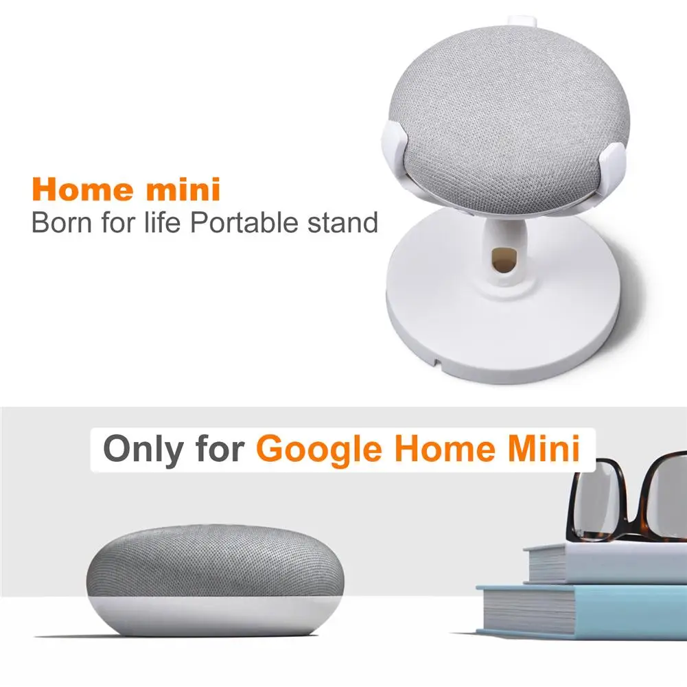 

360 Degree Rotation Unique Table Stand Base Stand Anti-scratch Anti-slip Pedestal Support For Google Home Mini Devices