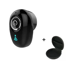 S650 мини беспроводные наушники Bluetooth наушники-вкладыши гарнитура Handsfree Наушники сумка с микрофоном для iPhone Xiaomi samsung