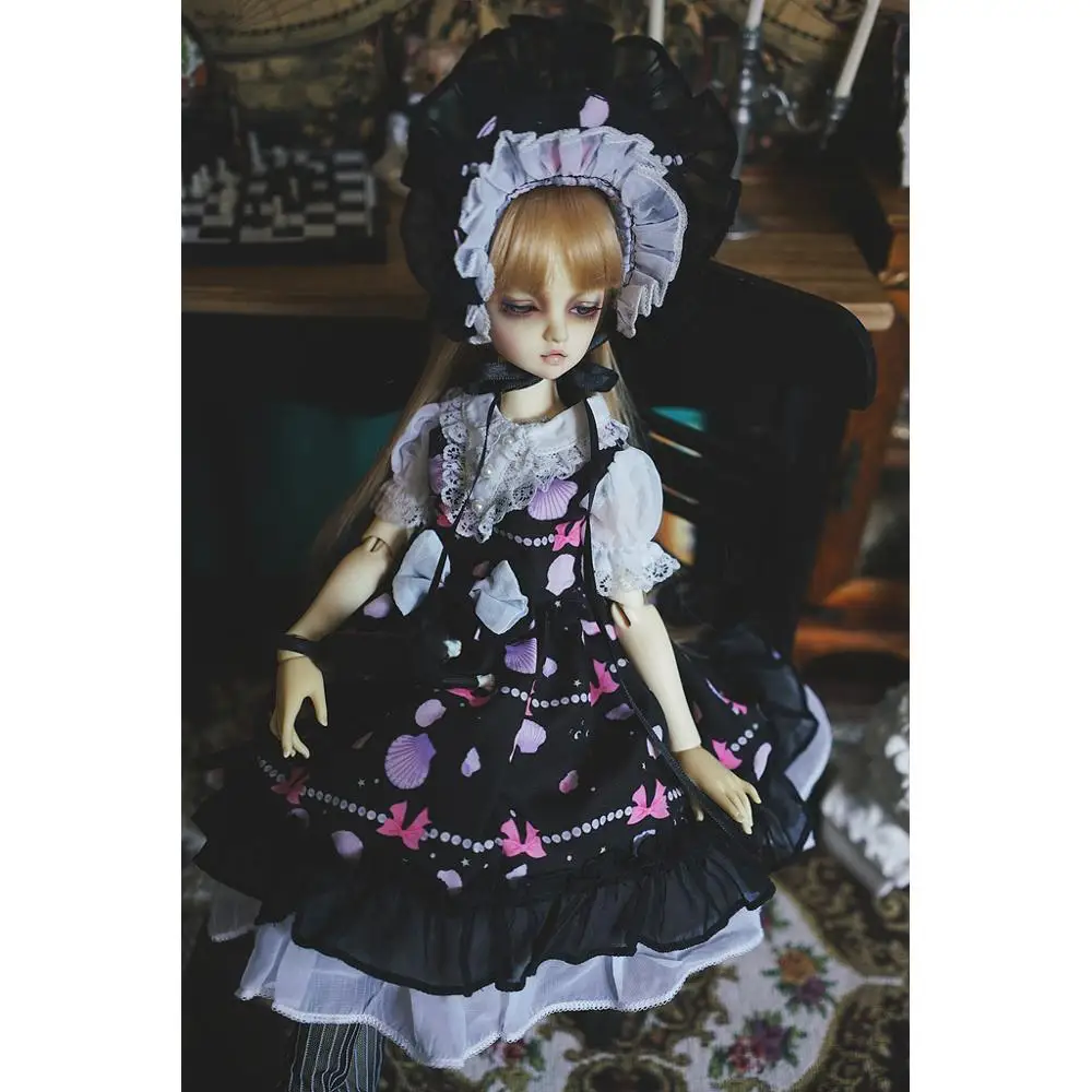 Fantasy Lolita Dress For 1//6 1//4 MSD 1//3 YOSD BJD Doll Dollfie Outfit