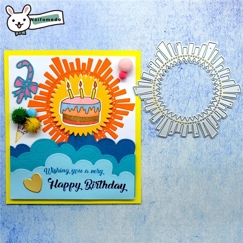 

Naifumodo Cutting Dies Metal Dies Irregular Shape Die Scrapbooking Album Card Making Embossing Stencil Diecuts Decor