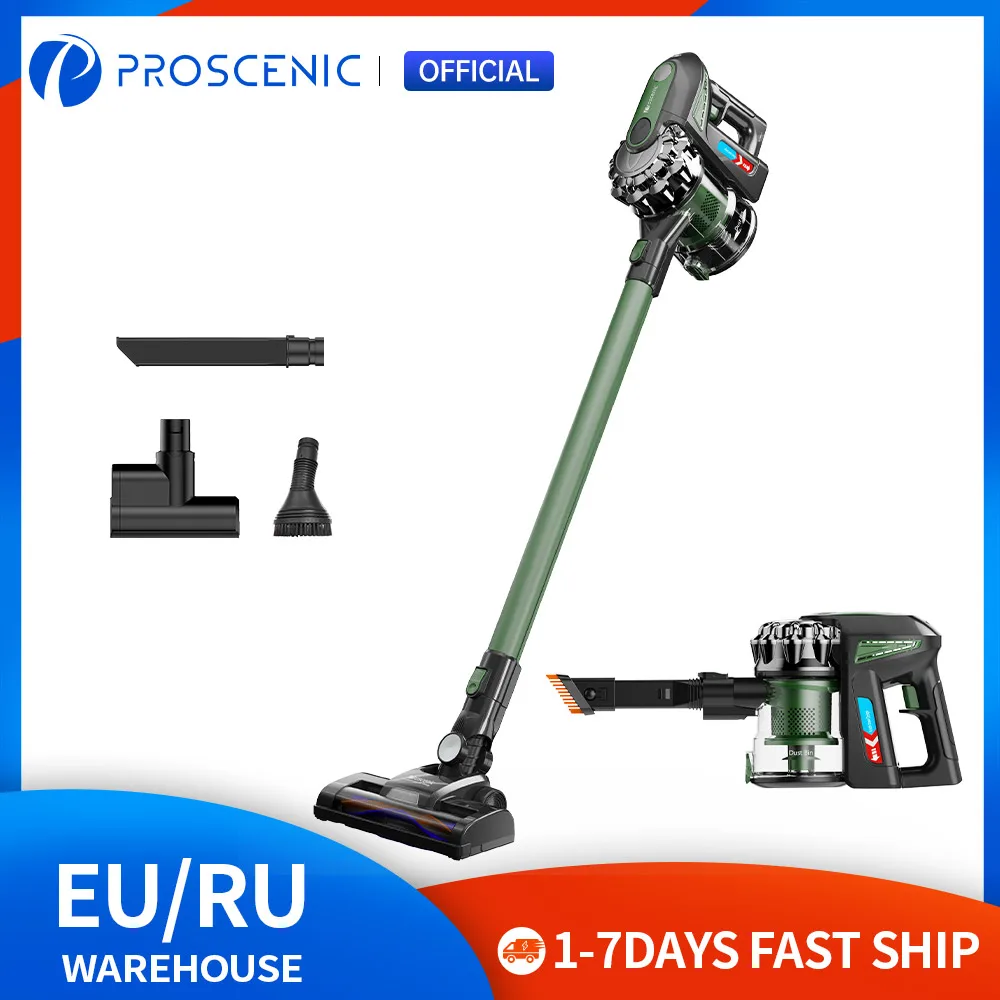 Proscenic P8 Max Cordless Stick Vacuum Cleaner 2 in 1 Powerful 20000Pa Mode Speeds Removable battery For Home | Бытовая техника