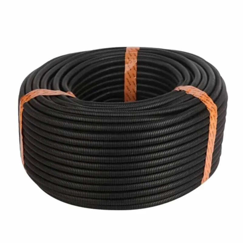 1/3meter Split Wire Loom Conduit Polyethylene Tubing Black Color Sleeve Tube OD: 7 10 13 15 18 25 28mm