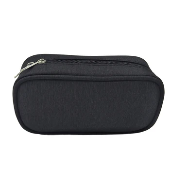 

Carrying Case Travel Bottle Organizer Cotton Blend Stylish Shockproof Zipper Essential Oil Protection Holder 10 Slots Printed