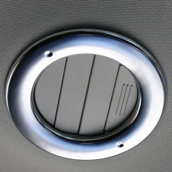 

WELKINRY for Ford Edge 2014 2015 2016 2017 2018 2019 2020 Endura ABS chrome car roof top air conditioning outlet air vent trim