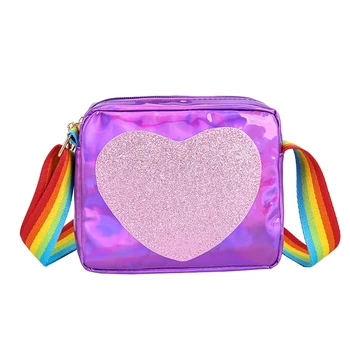 

FGGS-Girls Messenger Bag Western Style Handbag Broadband Small Square Bag Fashion Wild Casual Shoulder Coin Purse