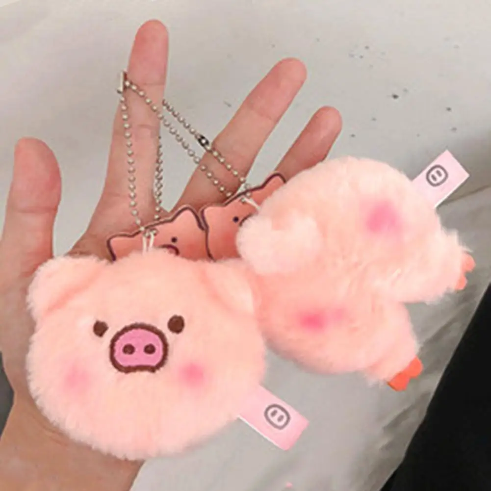 Diseño de dibujos animados de cerdo muñeco de peluche bolsa de broche para Jersey Pin colgante Decoración