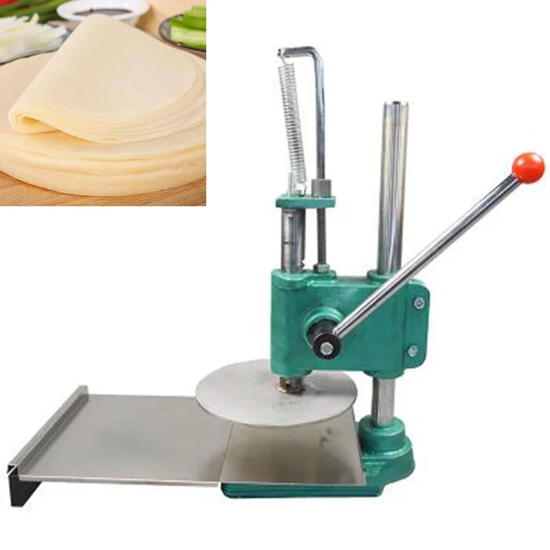 Industrial roti flat bread making machine roasted duck pancake machine crepe chapati dough sheet press machine price sale