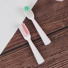 Toothbrush With 2 Brush Heads Battery Operated Oral Hygiene Battery Teeth Brush For Children Adult Random