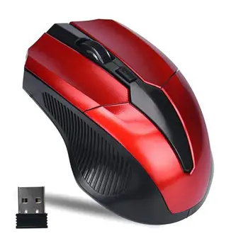 

Mecall Tech Red 2.4GHz Mice Optical Wireless Mouse Cordless USB Receiver PC Computer for Laptop 12.16