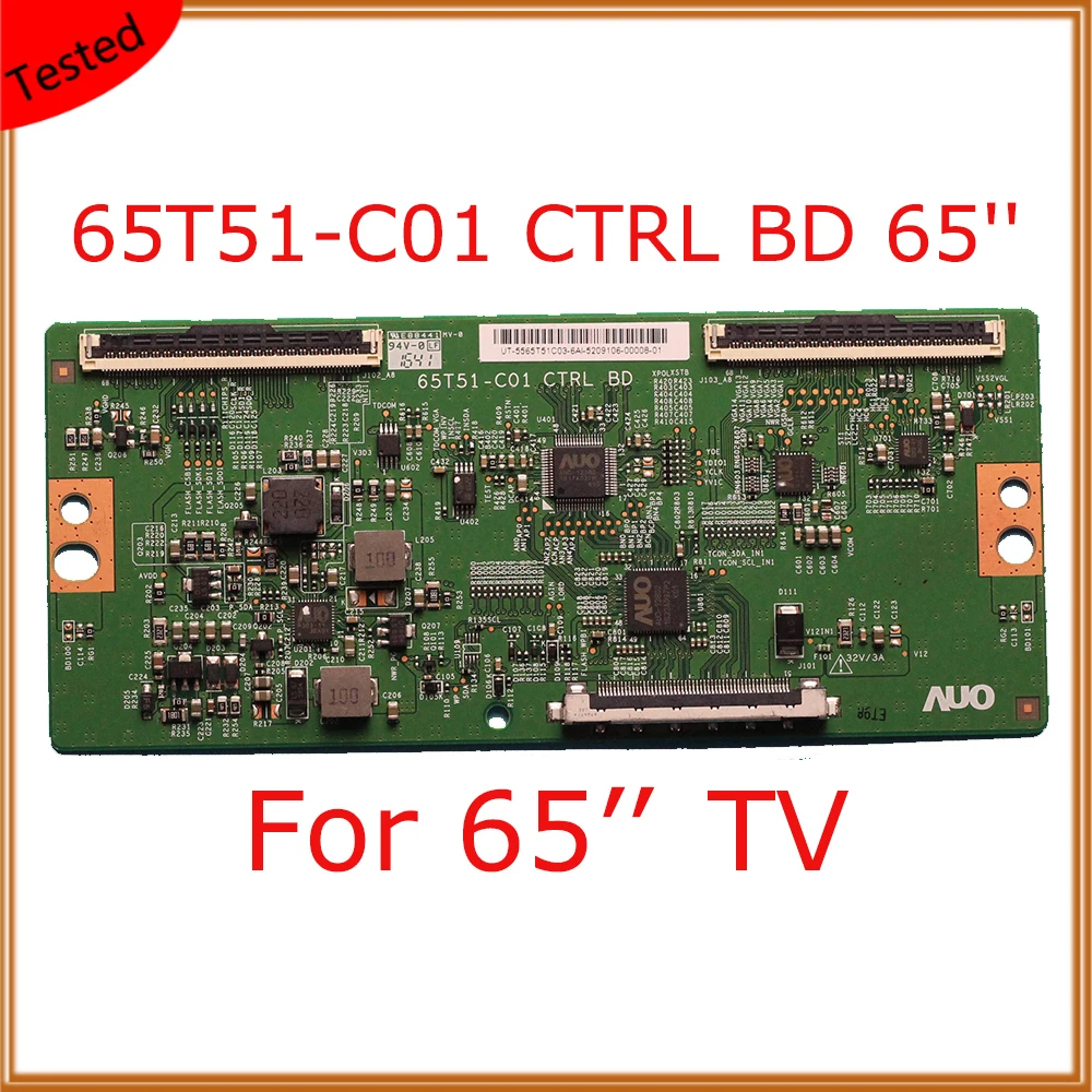 65T51 C01 CTRL BD 65 ''Tcon оборудование для отображения платы TV T CON сменная плата