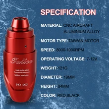 Татуировка ручка ракета мини Перманентный макияж машина роторная Татуировка ручка машина Татуировка пистолет поставки картриджи с RCA шнуром