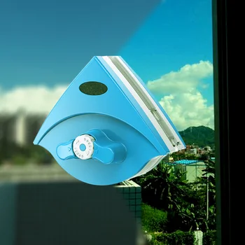 Magnetic window cleaner Window Glass Cleaner Tool Double Side Magnetic Window Glass Cleaning Wiper Useful Surface Cleaning Tools east super strong magnetic 16 35mm double sided window cleaner adjustable glass wiper magnet glazing cleaning tools h400