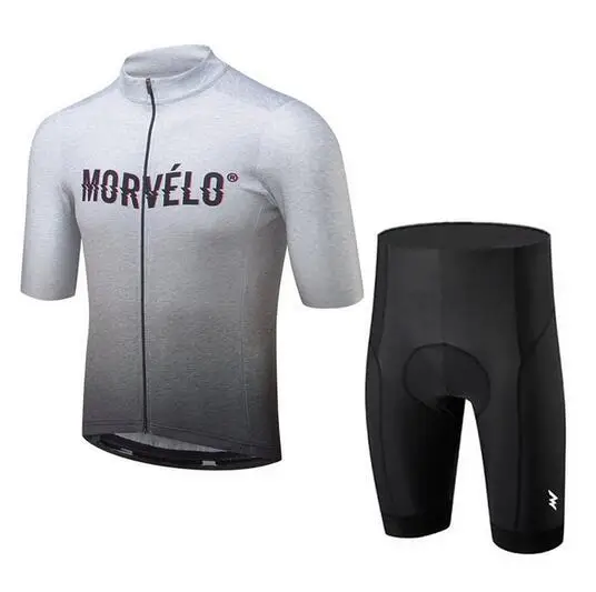 Команда Morvelo велосипедная одежда 3D гелевые прокладки нагрудник шорты трикотажный комплект для велоспорта быстросохнущие Мужские дышащие pro Maillot Culotte - Цвет: 09