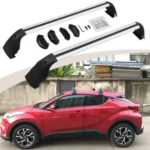 2 шт. алюминий спереди и сзади алюминиевый крест перекладина рейки бар, подходит для детей в виде буквы т с О-образным вырезом y-o-T-C-HR ЧР CH-R