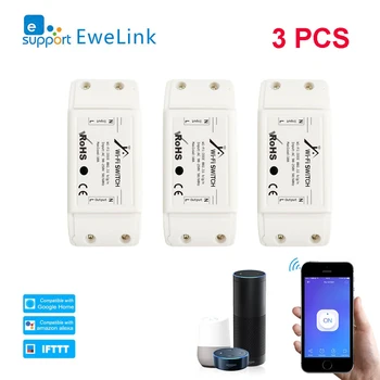 

2/3/5/8/10pcs Wireless Wifi Switch Remote Control Automation Module DIY Timer Universal Smart Home 10A 220V AC 90-250V