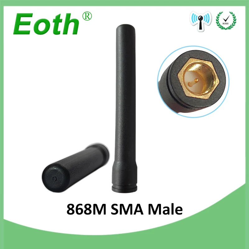 10 шт. 868 МГц 915 МГц антенна 3dbi SMA Мужской прямой antena GSM antenne 868 МГц 915 МГц антенны для gsm ретранслятор сигнала Lorawan