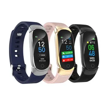 

QW16 Smart Bracelet IP67 Heart Rate Monitor Blood Pressure Fitness Tracker