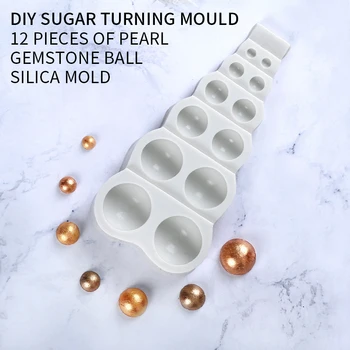 

Silicone Cake Model Chocolate Fudge Mold Large Small Multi Size Pearl Ball Shape DIY Baking Kitchen Baking Cake Decoration Tool