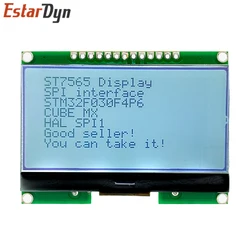 Graphic LCD Module with Chinese Font and SPI Interface (Gray Screen)