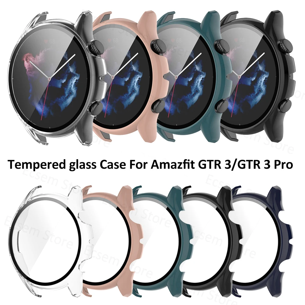 Protector de pantalla para reloj inteligente Amazfit GTR 3 / GTR3 Pro, 3D  cubierta completa, recubrimiento curvo, película suave PMMA PET, sin  cristal - AliExpress