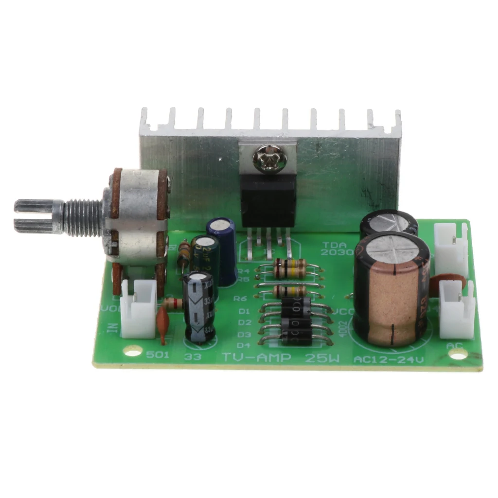 MagiDeal 2Pcs Tda2030 Mono 20w Ac/Dc 12v For Audio Amplifier Board