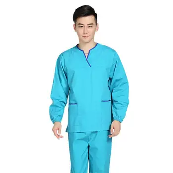 

2020 New Medical Scrubs Set Hospital Form Doctor Long Sleeve Medical Clothing Clinicos Nursing Uniform Surgical Gown