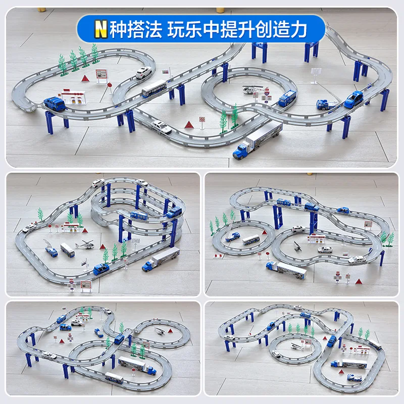 

Children Alloy Rail Car Engineering Firefighting Electric Rail Car Race Car Educational Toy Gift