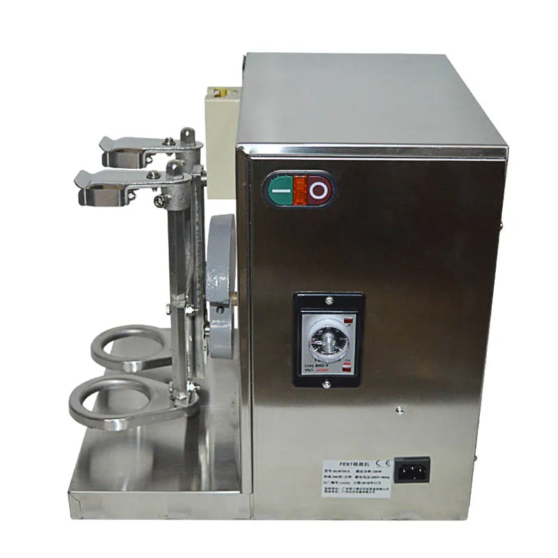 1 шт. LJY120-2 автоматический молоко чай шейкер машина Нержавеющая сталь двойной головкой молочный Чай качели встряхнуть машина чаша для смешивания машина 220V