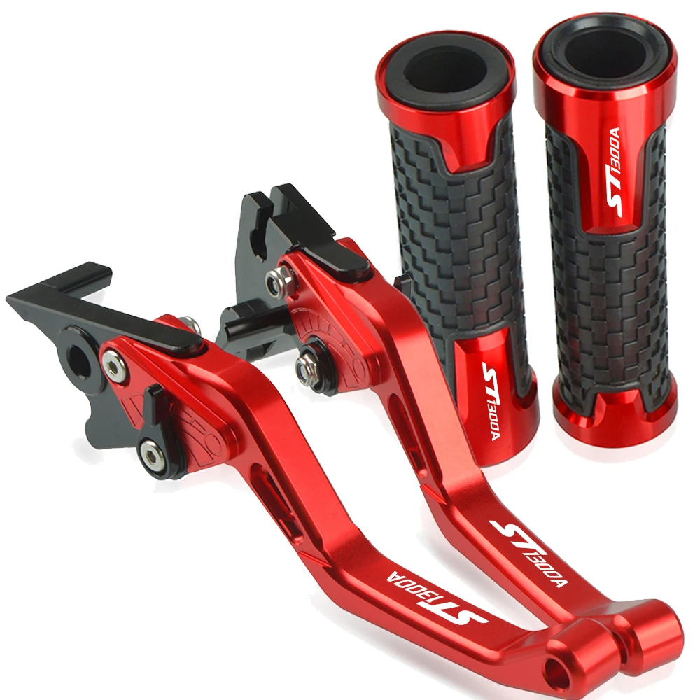 CNC Motorcycle Short Brake Clutch Levers Handlebar knobs Handle Hand Grips For Honda ST1300 ST1300A 2003 2004 2005 2006 2007 | Автомобили