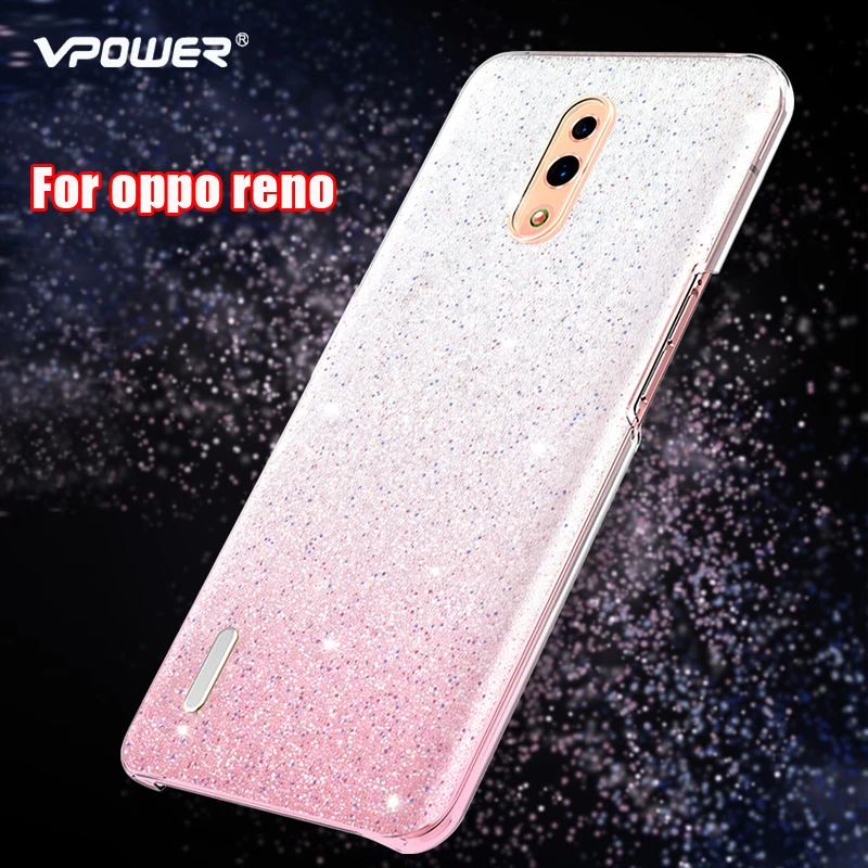 Чехол для OPPO Reno 10 с кристаллами и стразами блестящий Блестящий жесткий чехол